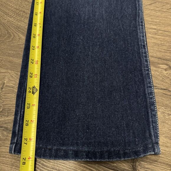 VTG Jordache Jeans 32x28 Blue Denim Straight Leg Embroidered Pocket Made USA 80s - Picture 9 of 11